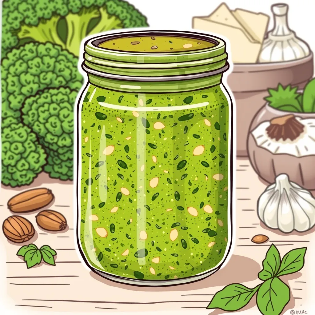 How to store broccoli pesto
