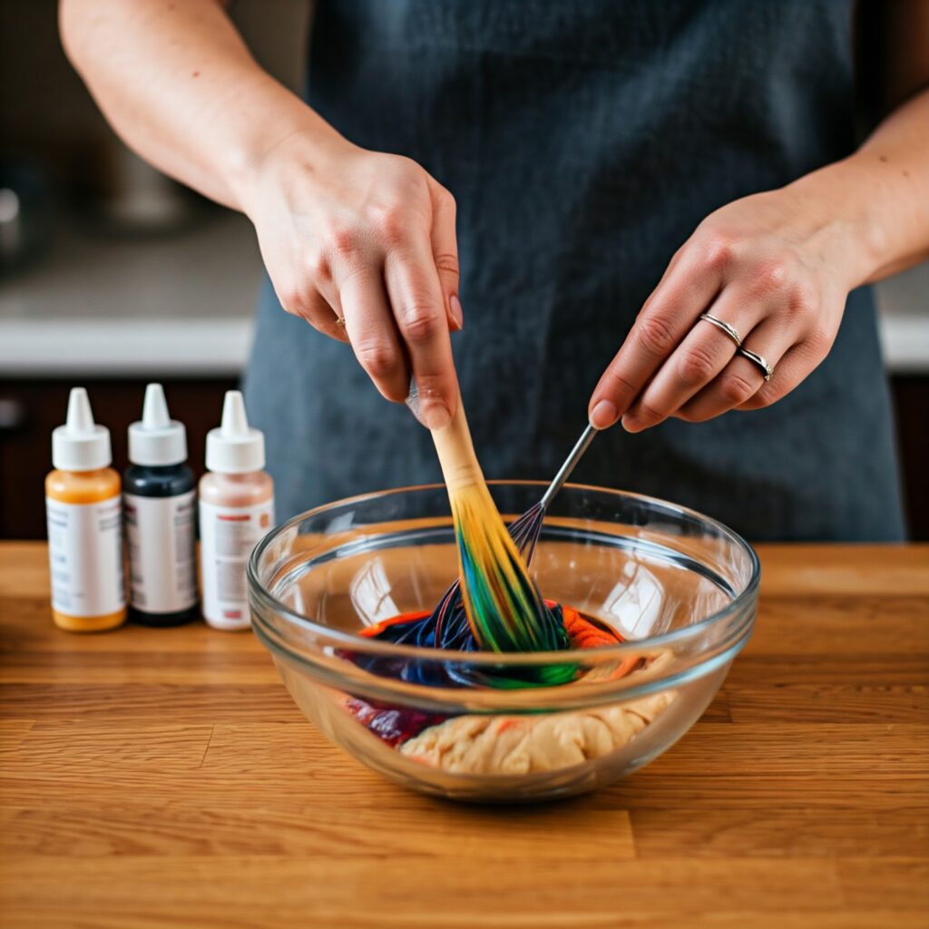 colorful ingredients in cookie recipes