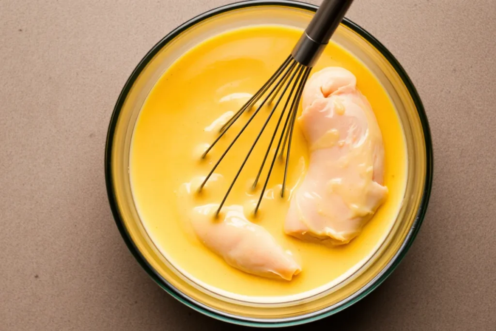 Preparing Honey Mustard Sauce	