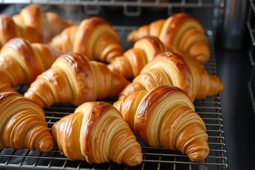 What is a common mistake in croissants?