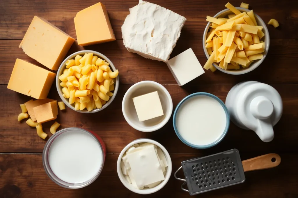 What cheese does Tini use in her mac and cheese?