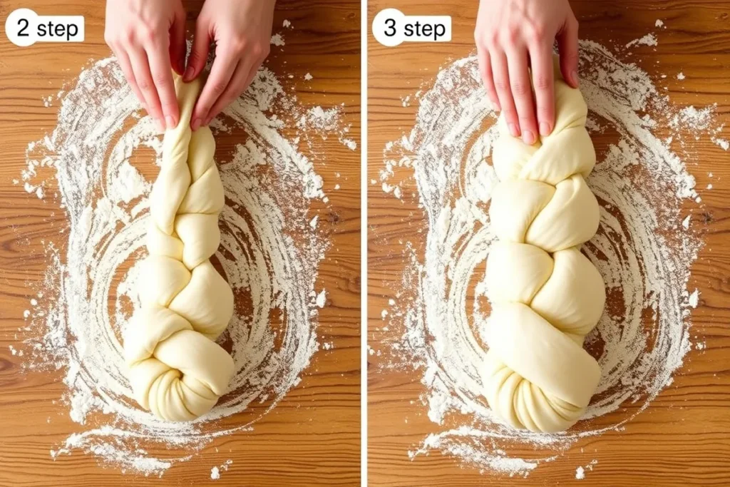 Braiding Brioche Dough	