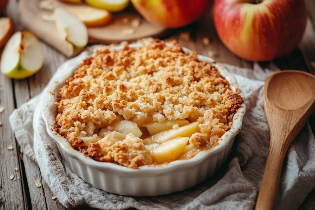 Soft apple crumble recipe for baby