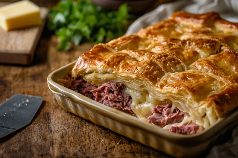 Delicious Reuben Crescent Bake Fresh from the Oven